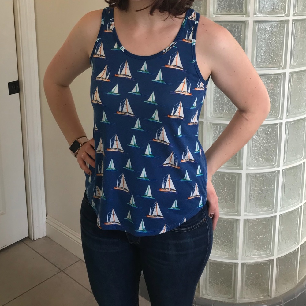 Blue Tank Top